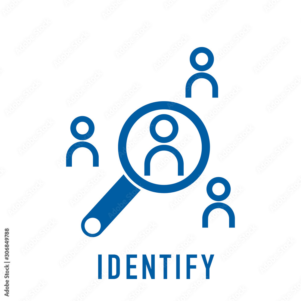 identify icon,vector best flat icon. Stock Vector | Adobe Stock