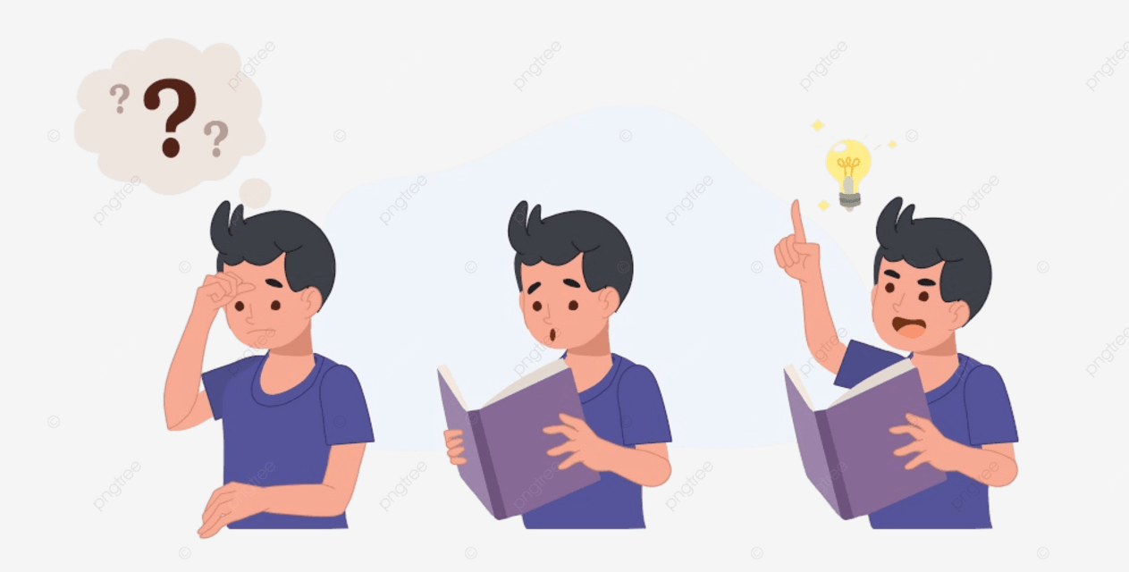 Niño Confundido Y Entiende O Encontró La Respuesta PNG ,dibujos Niño ...